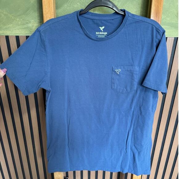 Birddogs Other - Birddogs Pocket Tee Shirt Short Sleeves Pullover Crewneck Blue Green Size Large